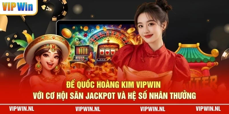 Đế Quốc Hoàng Kim VIPWIN với cơ hội săn Jackpot và hệ số nhân thưởng