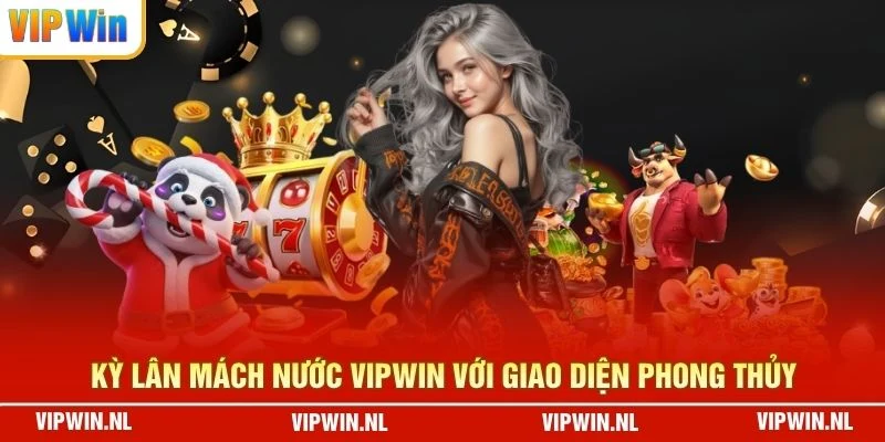 Kỳ Lân Mách Nước VIPWIN với giao diện phong thủy
