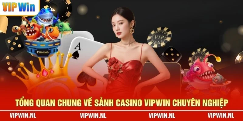 Tổng quan chung về sảnh casino VIPWIN chuyên nghiệp